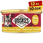Voskes Ton Balığı ve Sarıkuyruk Yetişkin Konserve Kedi Maması - 85 Gr 1 Adet