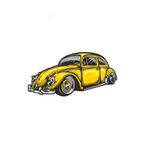 Vosvos Volkswagen Tosba Sticker 17 CM