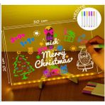 Vothoon 12 Inc LED Işıklı Çizim Tahtası 30x20 cm Ayarlanabilir Stant ve 7 Renkli Kalem ile