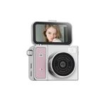 Vothoon 2K Mini Dijital Retro Video Kamera Flaşlı Dijital Vlog Mini Fotoğraf Makinesi Türkçe Menü Pembe