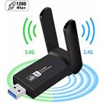 Vothoon Dual Band Usb 3.0 Adaptör Kablosuz Wifi Alıcı Ac1200 Mbps