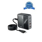 Vothoon FC-55 65W Masaüstü 4 Portlu Hızlı Şarj Cihazı İstasyonu 2xUSB-A, 2xTYPE-C Giriş,1,5 mt. Kablo