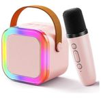 Vothoon KN-14 Kablosuz Mikrofonlu RGB Karaoke Bluetooth Hoparlör