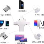 Vothoon Otg 4in1 Cep Telefonu Çok Fonksiyonlu USB Flash Bellek 64 GB Type-C, Micro Sd ve Kart Okuyucu