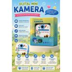 Vothoon Rabbit Tasarımlı Anında Baskılı Çocuk Fotoğraf Makinesi 1080P Dijital Çocuk Kamerası - Mavi