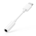 Voultage USB-C To 3.5mm Jak Kulaklık Adaptörü - Dijital Dönüştürücü - Tüm Cihazlarla Uyumlu - Siyah - Kompakt Tasarım - Yüksek Kaliteli Ses - Taşınabilir