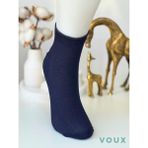 Voux Bambu Dikişsiz Lacivert Erkek Yarım Konç Çorap 6 'lı - 41 - 45
