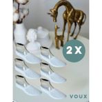 Voux Desenli Beyaz Tül Kadın Babet Çorap 12 'li - 35 - 40