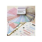 Vox Art 27'li 6.5x9 cm Fabric Renkli Metal Kutu Hazır Kesimli Kağıt Bant Set