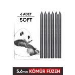 Vox Art 5.6 mm 6'lı Kömür Füzen Portmin Uç