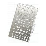 Vox Art Journal Metal 13x8 cm Defter Çizim Şablonu