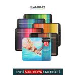 Vox Art Kalour 120'li Sulu boya Kalem Seti - Metal Kutu