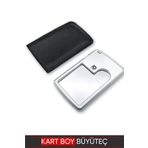 Vox Art Kart Boy Büyüteç - LED Işıklı Cep Büyüteç 6x-3x