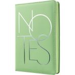 Vox Art Notes Minimalist Soft Pu Deri Not Defteri 14*21CM, 100GR Çizgili 192 Sayfa - Yeşil