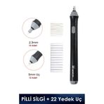 Vox Art Pilli Silgi - Elektronik Silgi - 12 Ad. 5mm 10 Ad. 2.3mm Uç Ile