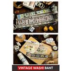 Vox Art Vintage Washi Retro Number Desenli 10'lu Kağıt Bant