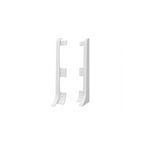 VOX Linela Pvc Süpürgelik Beyaz - LNL401 Bitiş Kapağı Aksesuarı (1 Paket - 2 Adet)