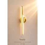Voxify Eskitme Desenli Pilli Çift Yönlü Aplik Tablo Aydınlatma Banyo Ayna Üstü Aydınlatma Gün Işığı