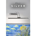 Voxify Pilli Silver Beyaz Işık Duvar Apliği Banyo Aydınlatma Ayna Üstü Led Tablo Aplik A+ Loş Işık 6500K