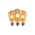 Voxify St64 Dekoratif Retro Rustik Ampül E27 Standart Duy 220v Ev Cafe Aplik Abajur Tavan Ampülü Armut Bal