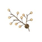 Voxlamp Alceo Modern Duvar Aplik 70 x 50 Cm Eskitme Pirinç