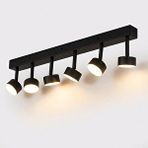 Voxlamp Led Plafonyer Fizzio Mini Spotlu Avize 60 Cm 18 Watt Mat Siyah