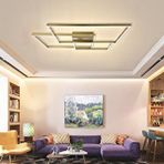 Voxlamp Oblong Max. Plafonyer Led Avize 120*83cm 135watt Gold