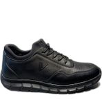 Voyager Erkek Deri Spor Ayakkabı Günlük Giyim-Casual Model - 01-Siyah