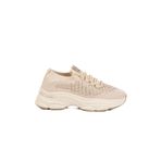 Voyager Krem Triko Örme Anatomik Kadın Sneaker