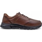 Voyager M197-1 Erkek Hakiki Deri Sneaker Ayakkabı - Taba