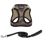 Voyager Step-in Air All Weather File Kablo Demeti ve Yansıtıcı Köpek 1,5 m Neopren Saplı Tasma Kombo Küçük, Orta ve Büyük Irk Yavrular için Best Pet Supplies - Army Base, S