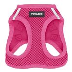 Voyager Step-in Air Dog Harness - Best Pet Supplies tarafından Küçük ve Orta Boy Köpekler için Tüm Hava Koşullarına Uygun Örgü Adım Yeleği - Koşum Takımı (Fuşya), XX-Small