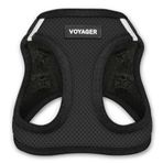 Voyager Step-In Air Köpek Koşum Takımı - Best Pet Supplies Black, XS tarafından Küçük ve Orta Ölçekli Köpekler için Yeleğe Tüm Hava Mesh Basamağı