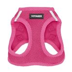 Voyager Step-in Air Köpek Koşum Takımı - Best Pet Supplies Küçük ve Orta Ölçekli Köpekler için Yelek Koşumunda Tüm Hava Mesh Basamağı - Koşum Takımı (Fuşya), Büyük