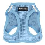 Voyager Step-in Air Köpek Koşum Takımı - Best Pet Supplies Küçük ve Orta Ölçekli Köpekler ve Kediler için Yelek Koşumunda Tüm Hava Mesh Basamağı - Koşum Takımı (Bebek Mavisi), Small