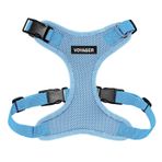 Voyager Step-in Lock Pet Koşum Takımı - Tüm Hava Koşullarına Uygun File, Best Pet Supplies tarafından Kedi ve Köpekler için Ayarlanabilir Adım - Bebek Mavisi, L