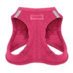 Voyager Step-in Peluş Köpek Koşum Takımı - Yumuşak Peluş, Küçük ve Orta Ölçekli Köpekler için Yelek Koşum Takımı Best Pet Supplies - Koşum Takımı (Fuşya Kadife), M (Göğüs: 40,6-45,74 cm)
