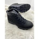 Voyager Unisex Gerçek Nubuk Deri Bilekte Siyah Trekking Bot (3965)