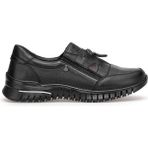 Voyager Z006 Kadın Siyah Nata (36-40) Deri Comfort Ayakkabı