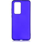 Voyo Huawei P40 Pro Kılıf Soft ve Pürüzsüz Yüzeyli Ipeksi Silikon Kapak - Saks Mavi