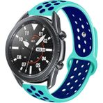 Voyo Huawei Watch Gt Pro 6 / Gt 6 46MM Saat Kordonu Silikon Kordon Terletme Önleyici Yapı Kayış Strap - Turkuaz - Mavi
