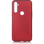 Voyo Realme 5i Kılıf Soft ve Pürüzsüz Yüzey Ipeksi Silikon Kapak Hopy - Mürdüm