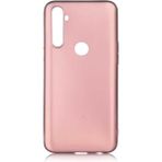 Voyo Realme 5i Kılıf Soft ve Pürüzsüz Yüzey Ipeksi Silikon Kapak Hopy - Rose Gold