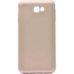 Voyo Samsung Galaxy A7 2017 Kılıf Soft ve Pürüzsüz Yüzey Ipeksi Silikon Kapak Hopy - Gold