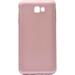 Voyo Samsung Galaxy A7 2017 Kılıf Soft ve Pürüzsüz Yüzey Ipeksi Silikon Kapak Hopy - Rose Gold