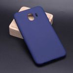 Voyo Samsung Galaxy J4 Kılıf Soft ve Pürüzsüz Yüzey Ipeksi Silikon Kapak Hopy - Lacivert