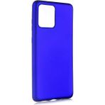 Voyo Samsung Galaxy S20 Ultra Kılıf Soft ve Pürüzsüz Yüzey Ipeksi Silikon Kapak Hopy - Saks Mavi
