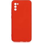 Voyo Samsung Galaxy S21 Fe Kılıf Kamera Korumalı Içi Kadife Silikon Kapak Hopy - Kırmızı