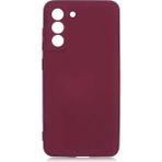 Voyo Samsung Galaxy S21 Fe Kılıf Kamera Korumalı Içi Kadife Silikon Kapak Hopy - Mürdüm