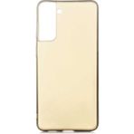 Voyo Samsung Galaxy S21 Plus Kılıf Soft ve Pürüzsüz Yüzey Ipeksi Silikon Kapak Hopy - Gold